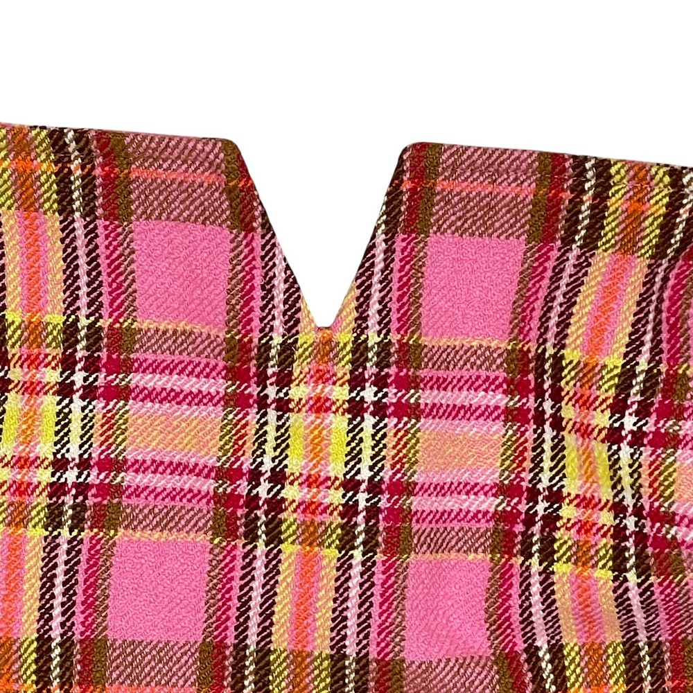 Maeve by Anthropologie US 10 Pink Plaid Structured Corset Bustier Top - Picture 6 of 9